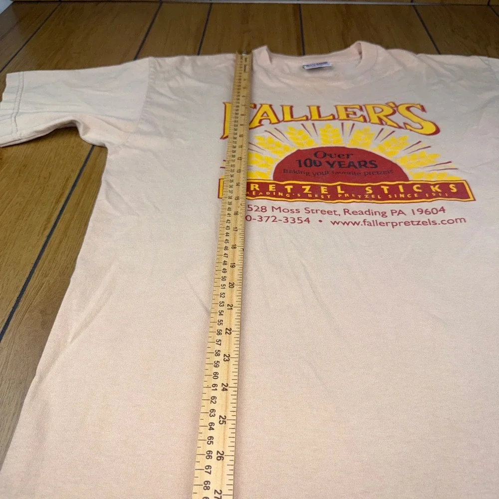 Fallers Pretzel‎ Sticks T Shirt Reading PA Over 100 Years Bayside XL